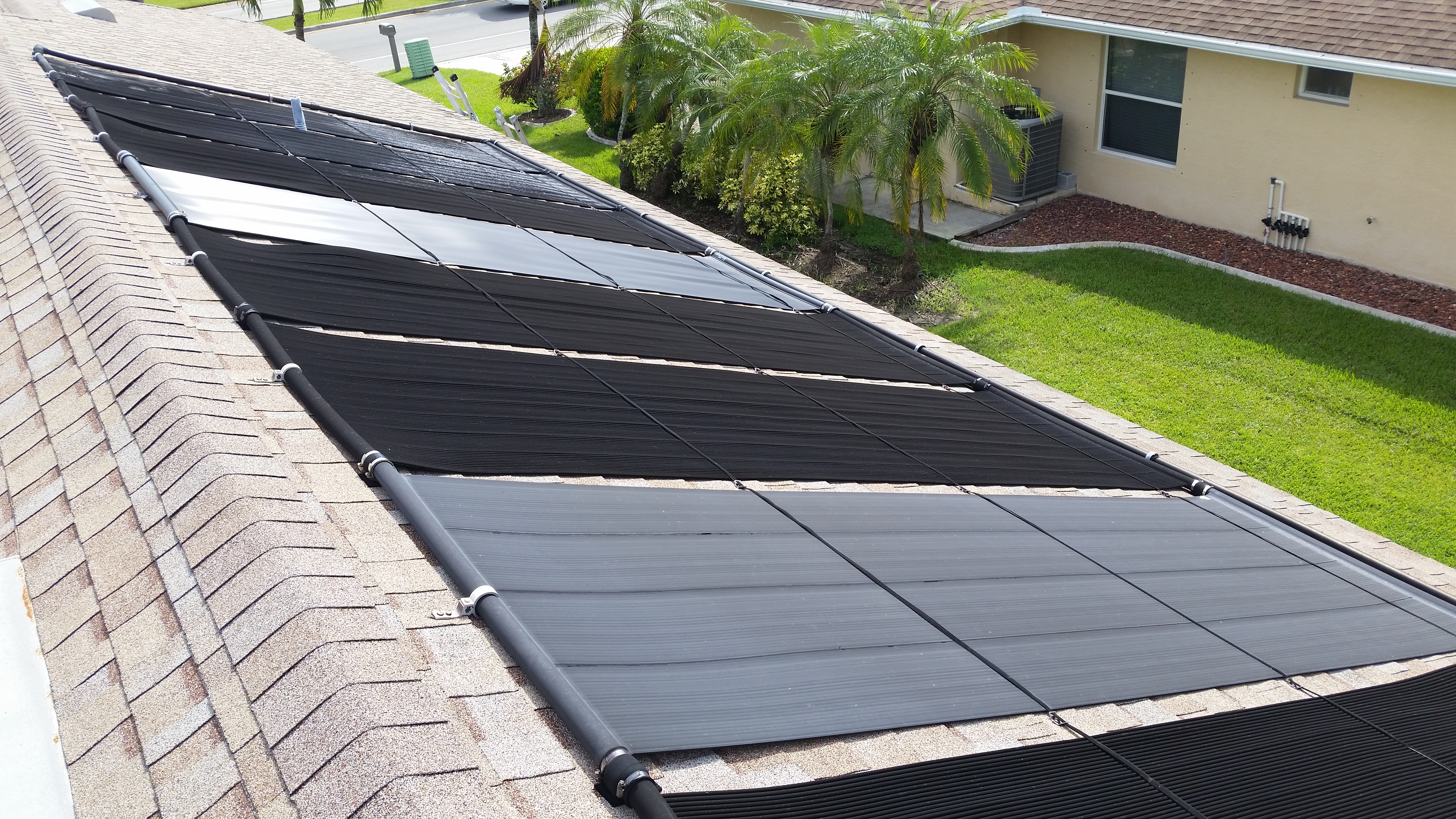 You need to replace solar pool panels with the same brand and type.