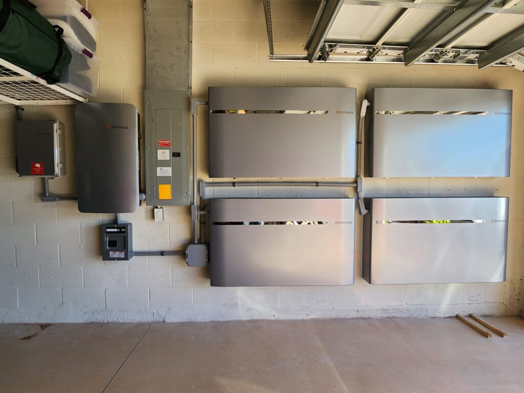 Photovoltaic System with Battery Backup Equipment