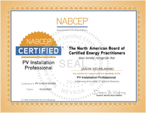 Credential NABCEP PVIP Recertification (2026)