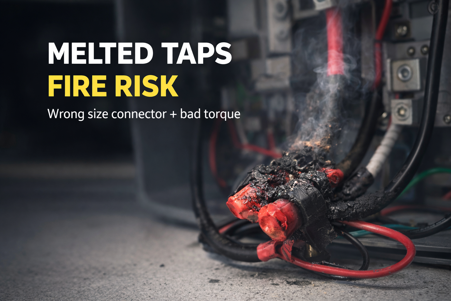 Melted Taps Cause Fire Risk