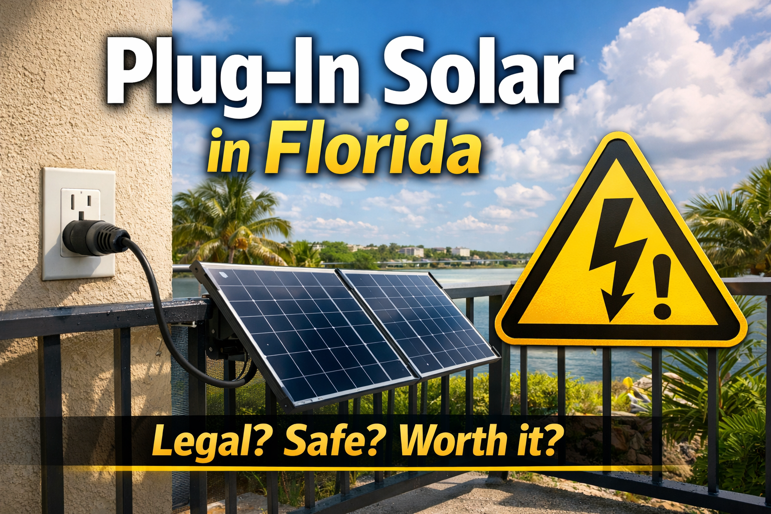 Plug In Balcony Solar in Florida