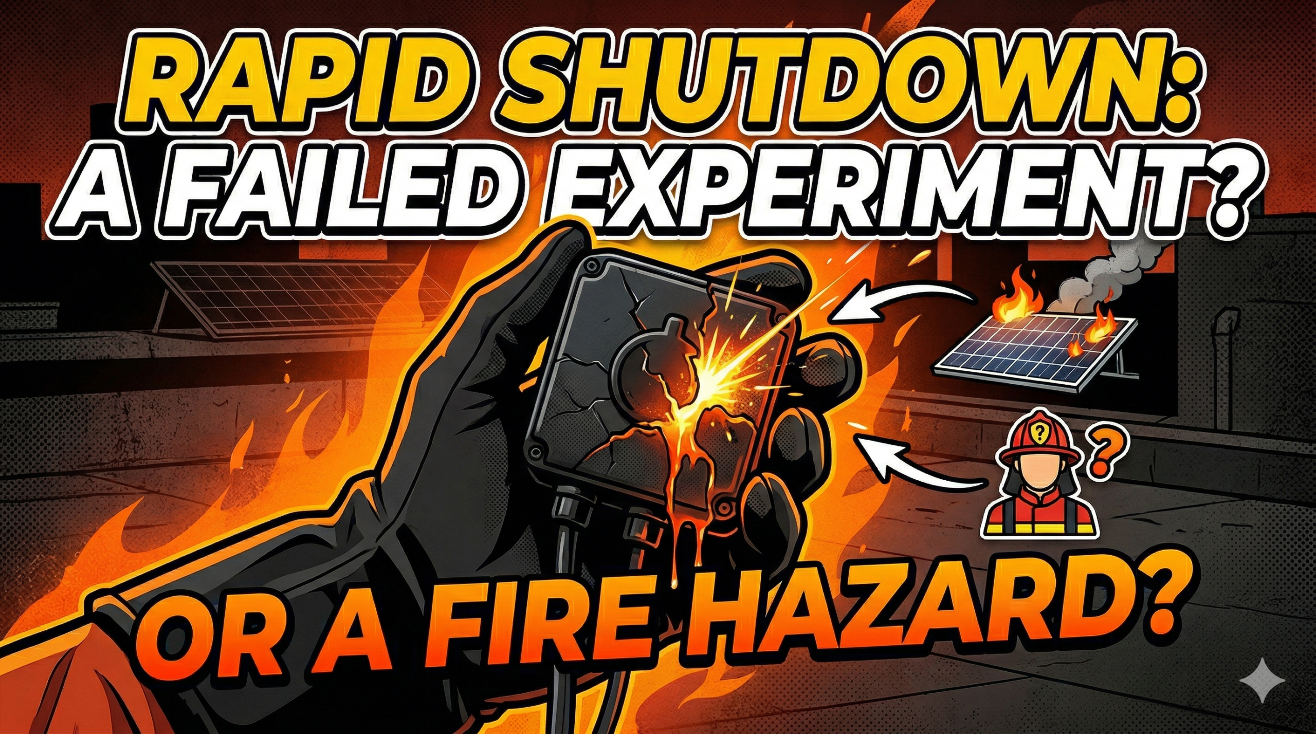 Rapid Shutdown Devices - Increase or Decrease Fire Safety