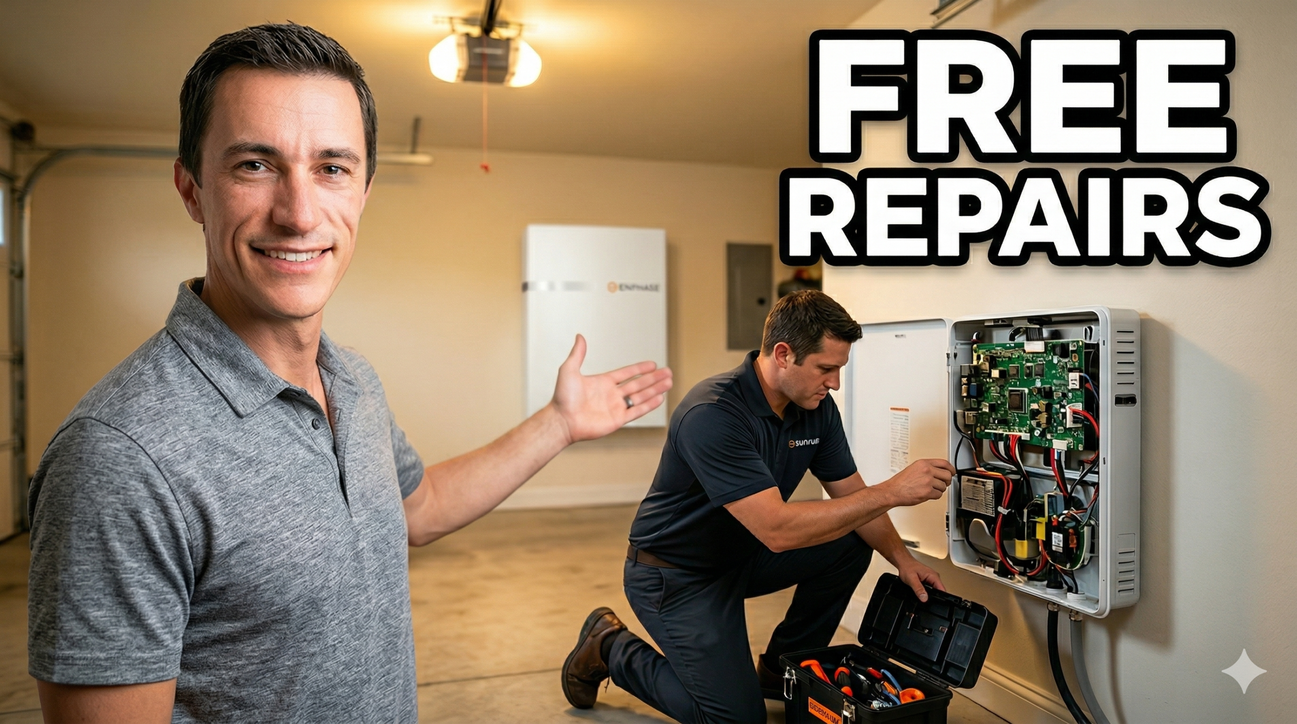 Enphase Field Service Technicians Do Free Warranty Repairs