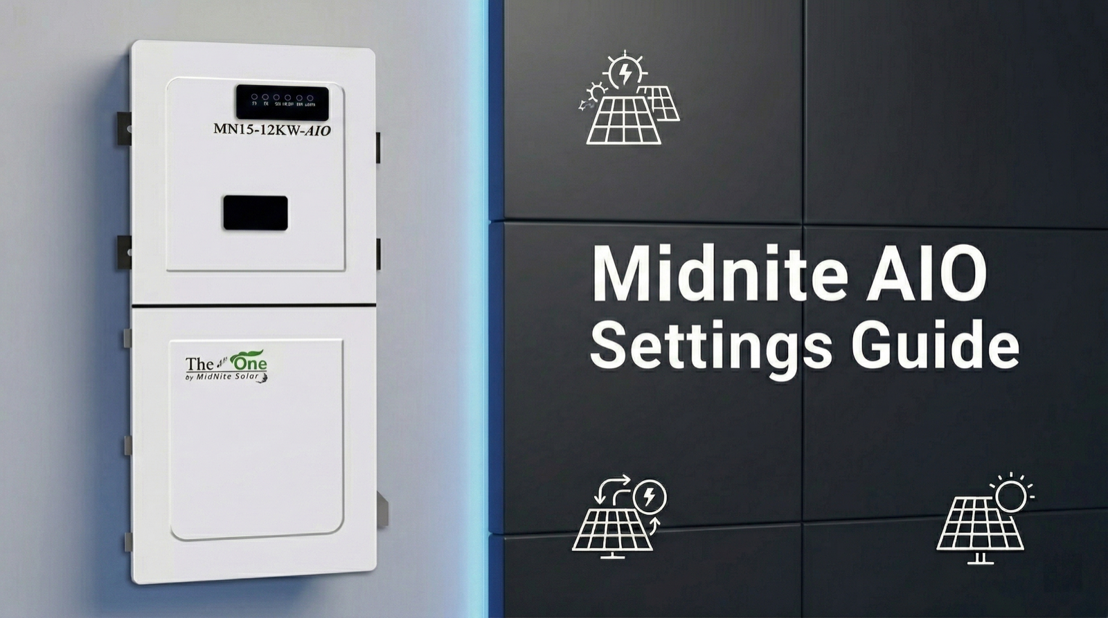 Midnite AIO Settings Guide