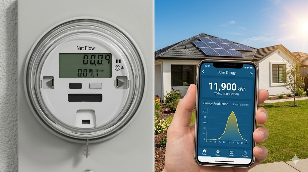 Solar App versus Netmetering App Solar Generation Don't Match