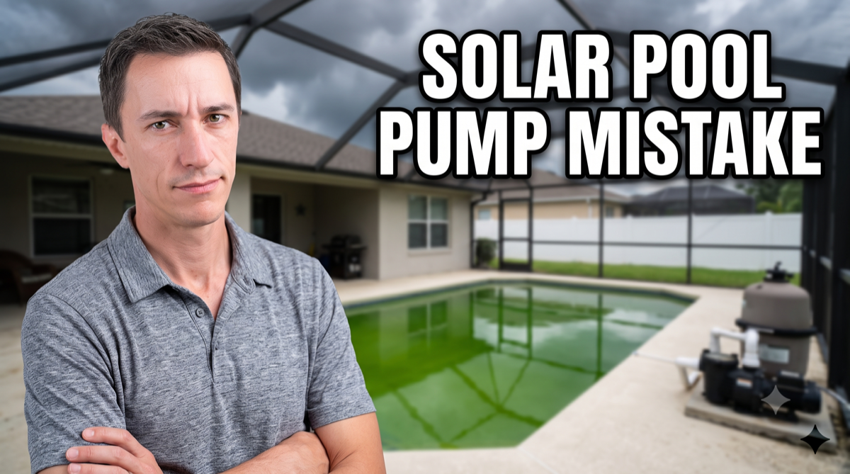 Solar Direct DC Pool Pump Mistake