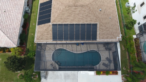 Fort Myers Solar Pool Heater Installation Photo